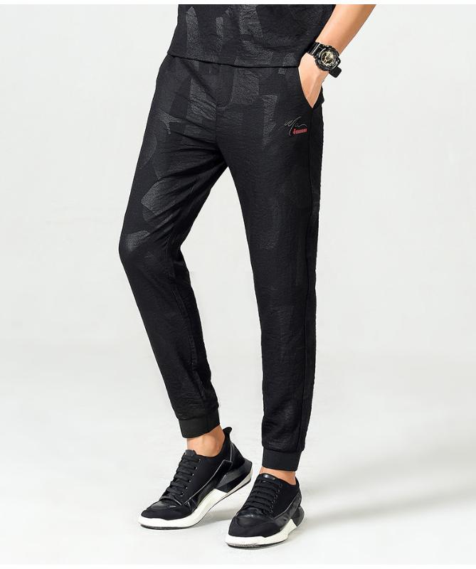 

Joggers Black Men's Harem Pants Fitness Casual Ankle-Length Mens Trousers Summer Streetwear Men Hip Hop Fashion Skinny Sweatpant, As picture