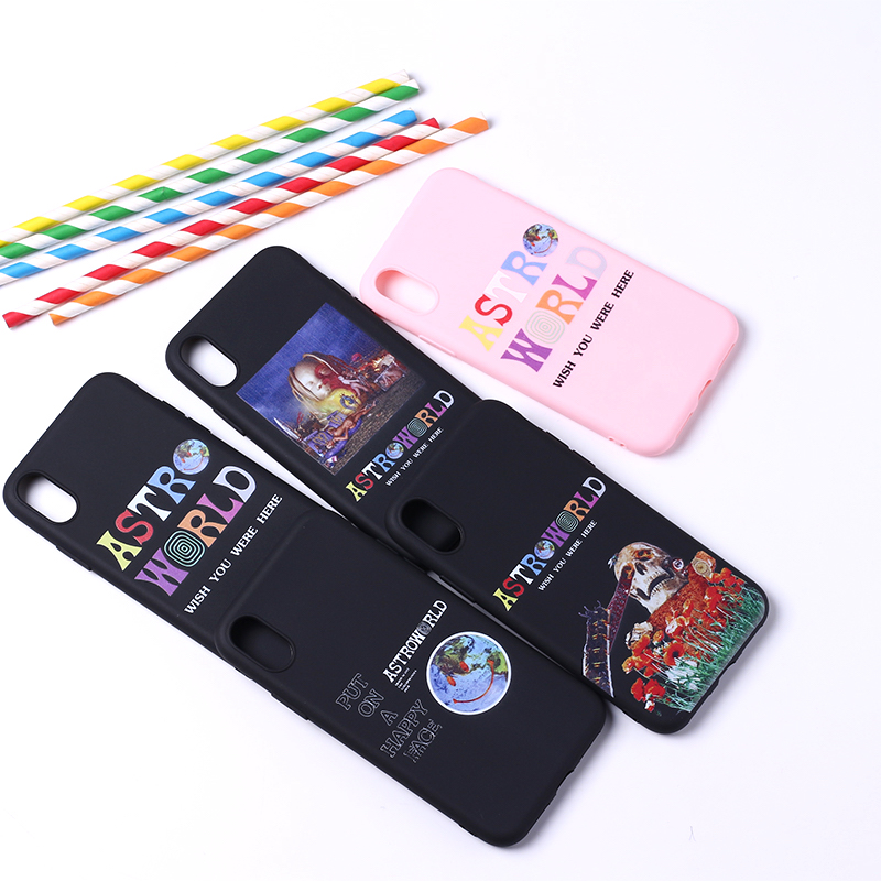 

Travis Scott Phone Cases Astroworld Sicko Mode Soft Matte Silicone Candy Case Coque For iphonePhone 6S 5S 8 8Plus X 7 7Plus XS Max