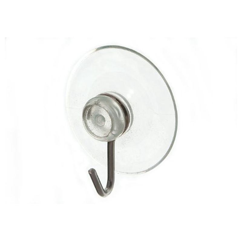 

suction sucker window hooks clear wire hook 32MM ( pack of 10 )-ABUX