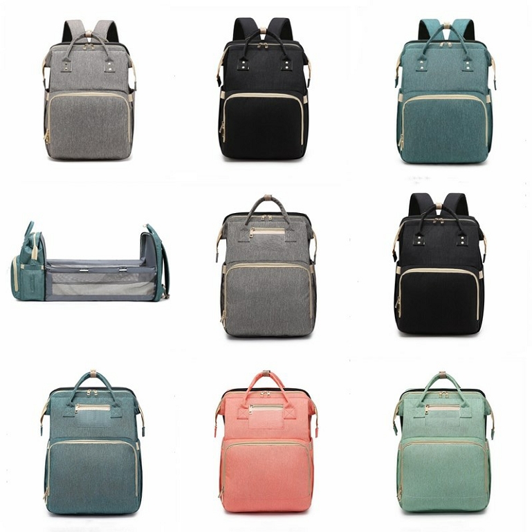 

Bags Travel Bag Nappy Hangbags Bags Hewru Nursing Brand Crib Maternity Diaper Totes Portable Folded Outdoor Changing Backpacks Desinger Irjb