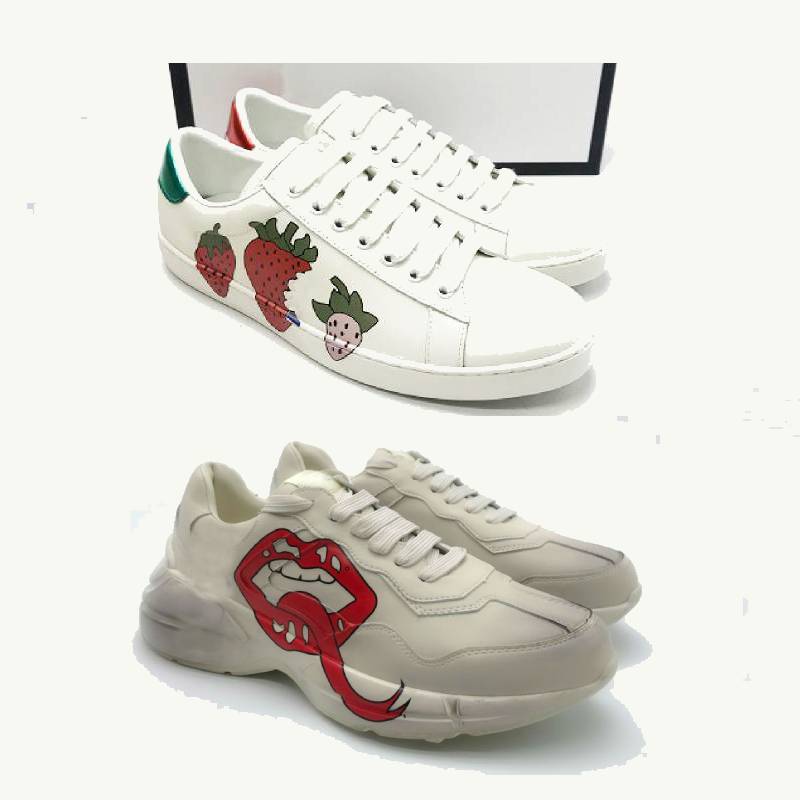 

Big size us13 Ace shoes with insole fragrance 2021 shoes lace up sneakers strawberry animals embroidered white black tiger snake with box, Black wolf head
