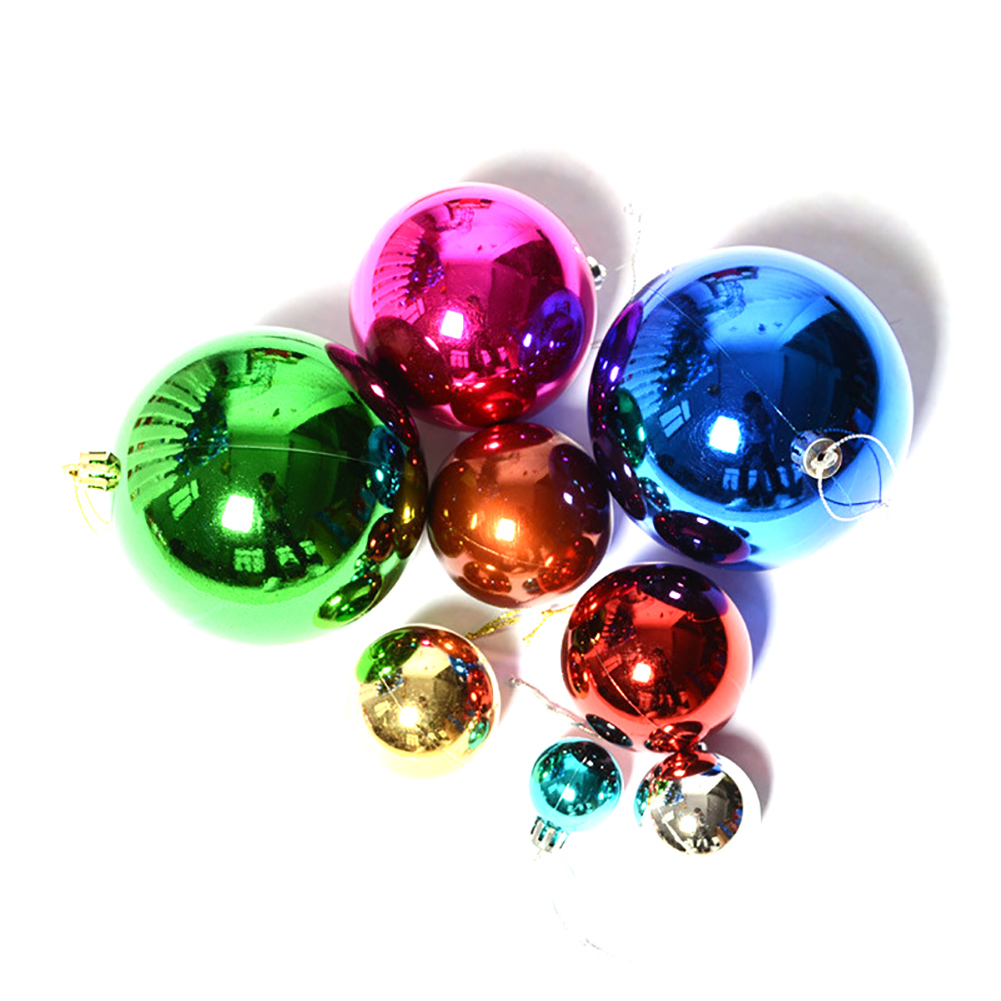 

6 Pcs Christmas Ornament Balls Hanging Ornaments Colorful Balls For Indoor Outdoor Christmas Tree Halloween Holiday Party Home D
