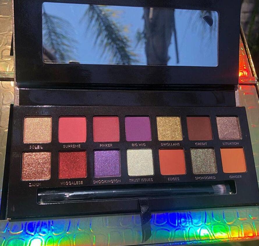 Renaissance Palette de fard à paupières de l'ombre à paupières Palette avec brosse Factory Direct Mission Revival Cosmetics Livraison gratuite Pa