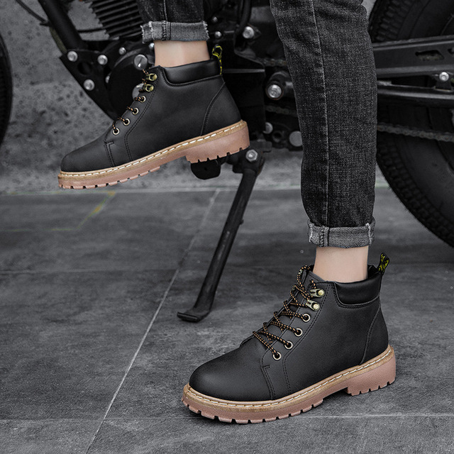 

New Winter Boots Men Waterproof Men's Boots Warm Comfortable Men Winter Shoes High Top Leather Ankle Boots Men's Winter Sneakers