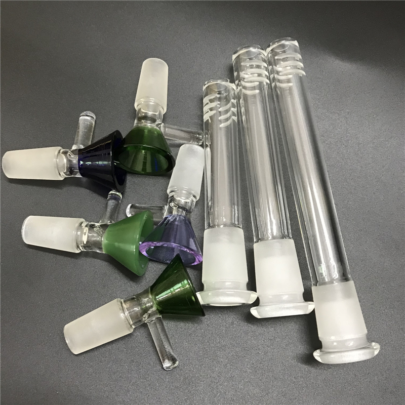 

Diffuser Down Stems with 14mm Male Bowl for Bongs Smoking Accessories Glass Bubbler and Ash Catcher Downstem