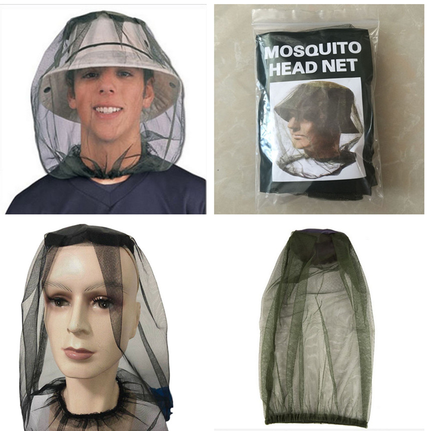 

Anti-mosquito Cap Travel Camping Hedging Midge Mosquito Insect Fishing Hat Bug Mesh Head Net Face Protector Outdoor 610