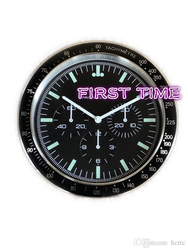 

Home Decor wall clock modern design high quality brand new stainless steel luminous face calendars FT-RLX-MM001