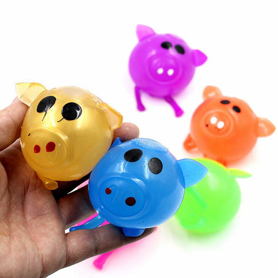 

Decompression Pig Anti Stress Splat Ball Vent Toys Venting Ball Sticky Smash Water Ball Squeeze Toy Party Favor LJJO7344
