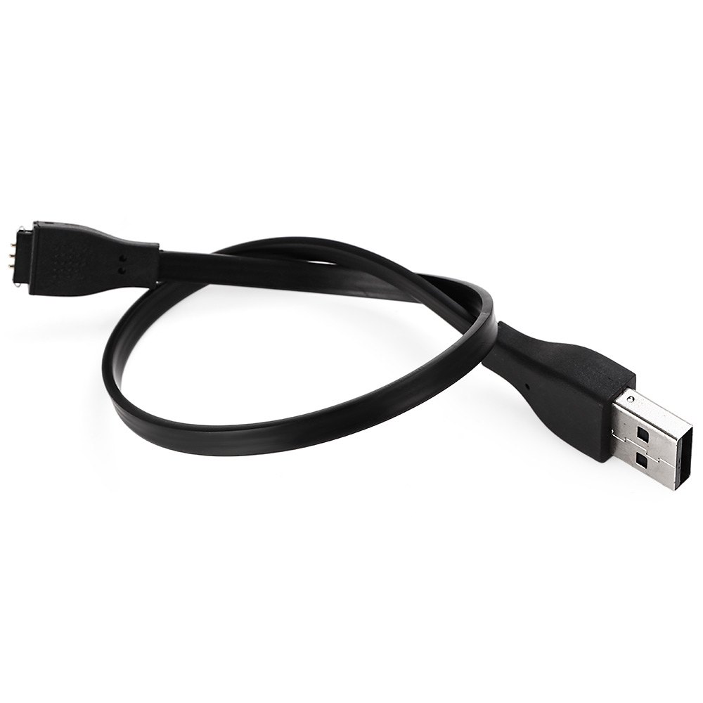 

USB Power Charger Charging Cable Cord for Universal Fitbit Force Charge, Black