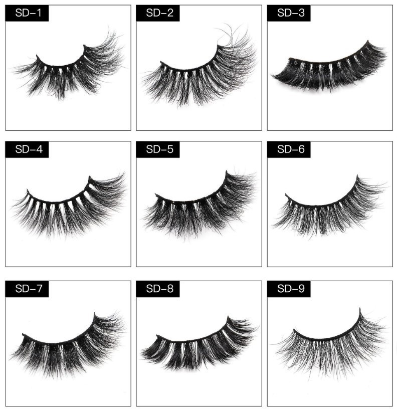 

30 Pairs 25mm Lashes Dramatic Mink Lashes Soft Long 3D Mink Eyelashes Crisscross Full Volume Eye Makeup