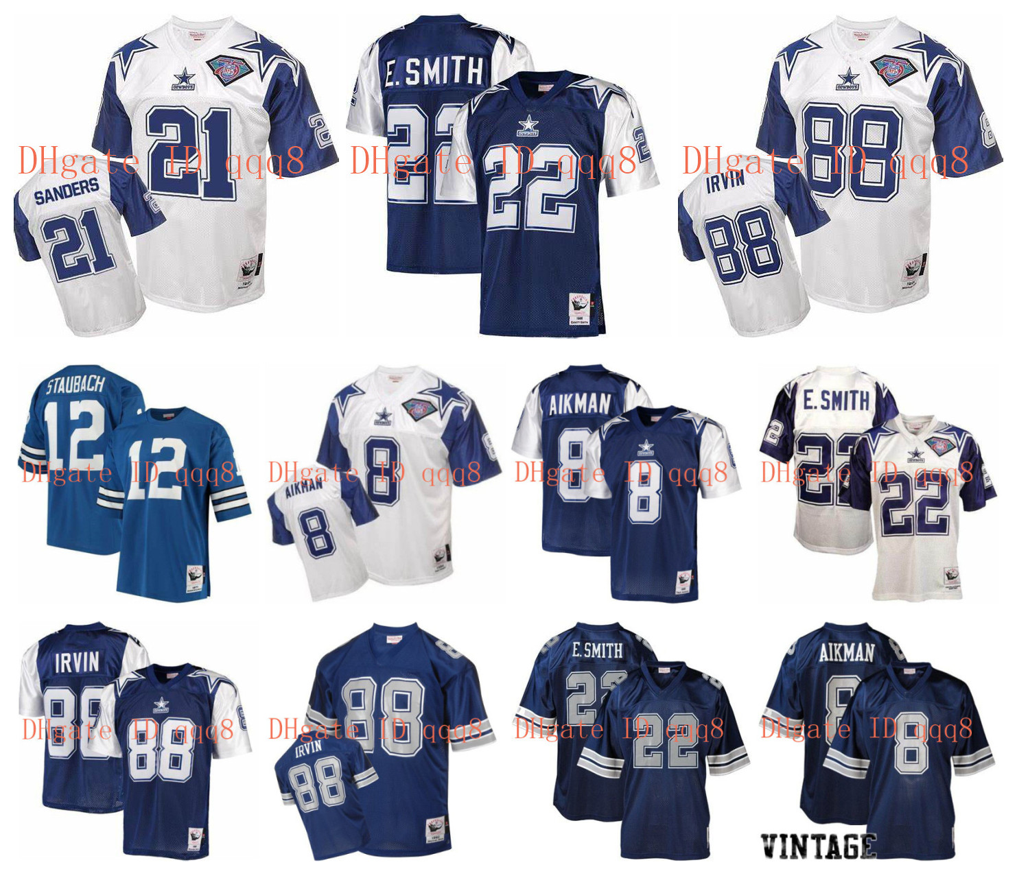 emmitt smith 75th anniversary jersey