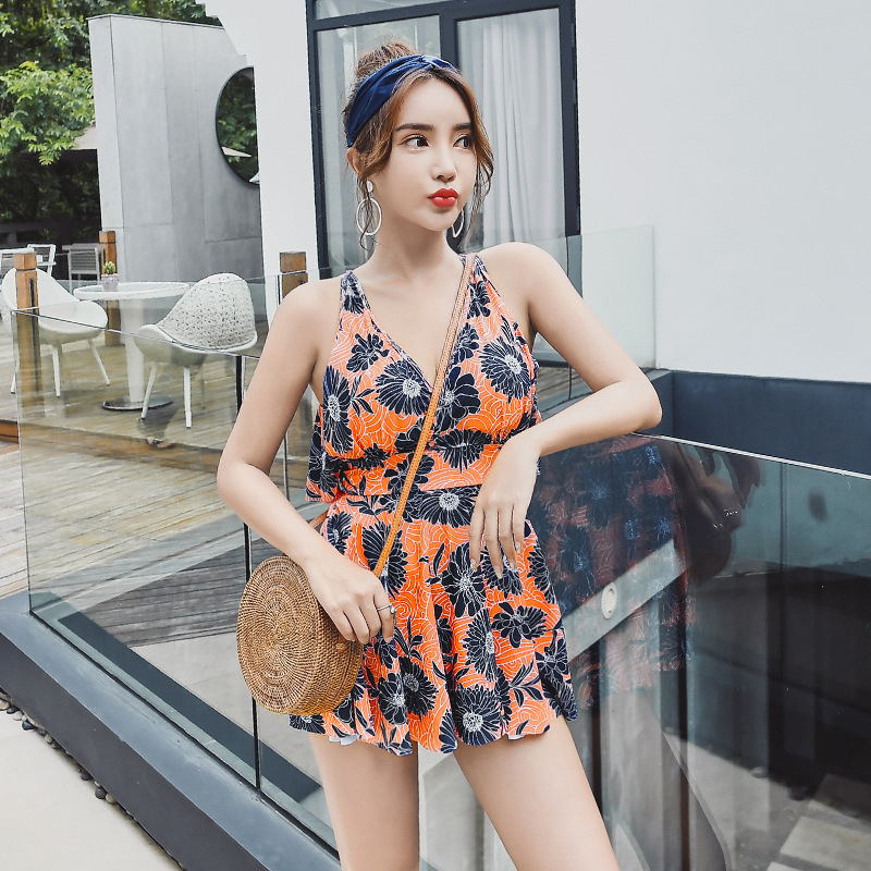 

Women Bikini Push Up New Hot Sale bathing suit Korean Version Hot Style Cover Belly Slimming Swimsuit