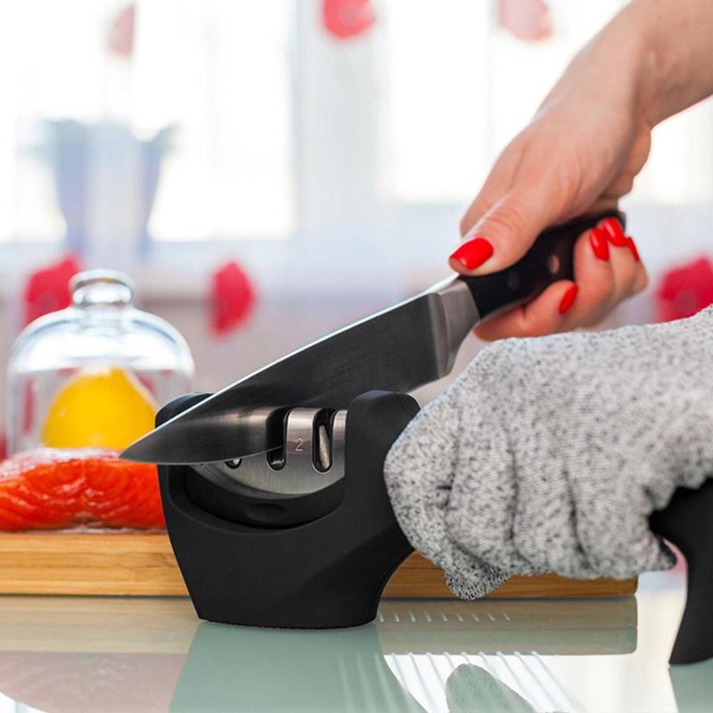 

Colour Knife Sharpener Kitchen Accessories Household Supplies Practical Sharpening Tool Grindstone Blade Portable Durable