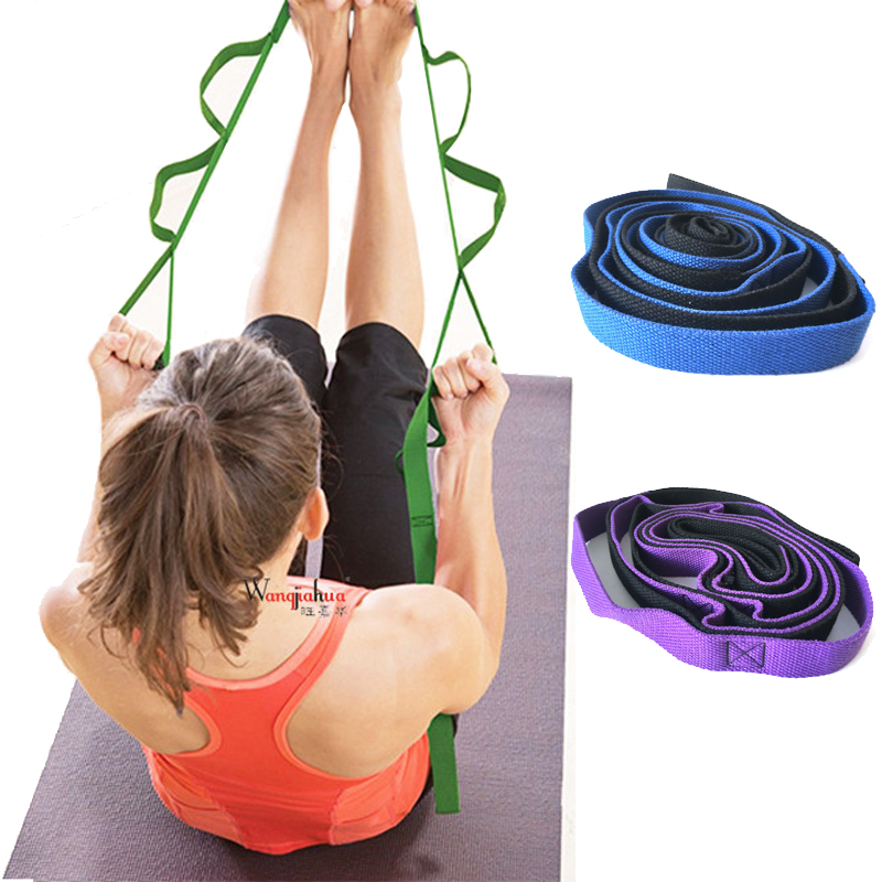 

Yoga accessories stretch aerial yoga rope anti-gravity stretch belt tension belt 2 meters wear-resistant flat, Purple
