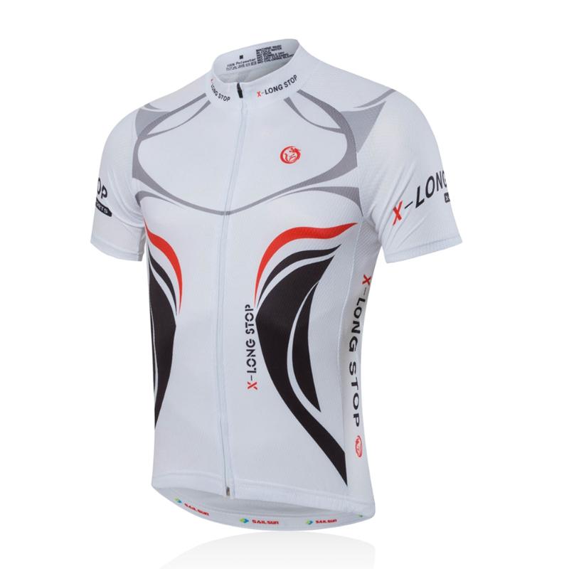 

Cycling jersey Men' Bike jersey summer Pro MTB Shirts Short sleeve Team Top Bicycle White Breathable, 10