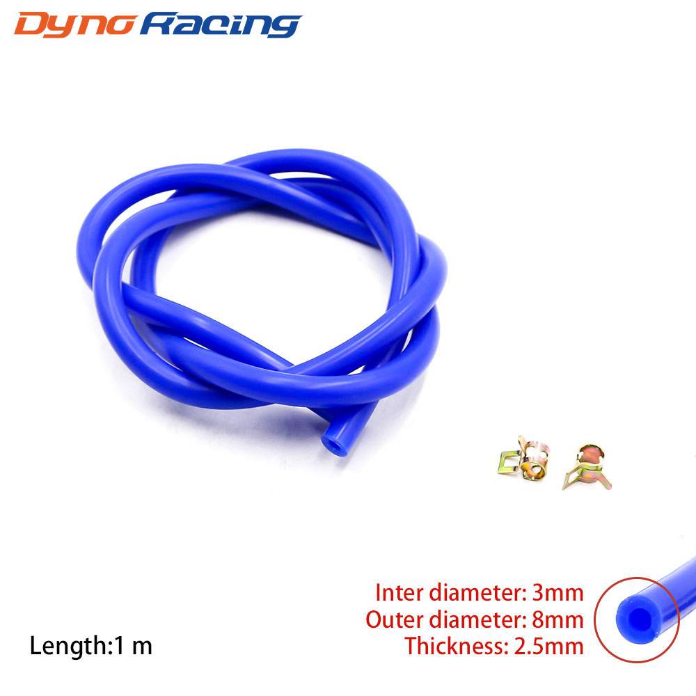 

ID:3/4/5/6mm OD:8/9/10/11mm Silicone Vacuum Hose Silicone Tube Blue Coolant Hose