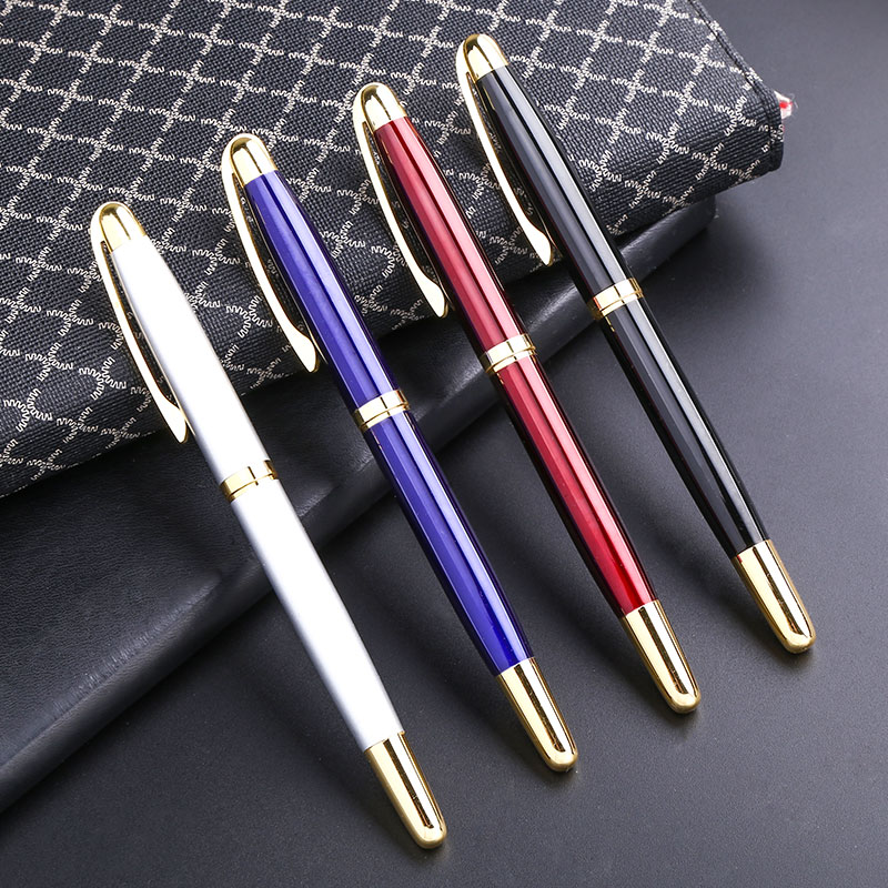 

Cute Business Gel Pen Blue Black Ink Fancy Kawai 0.5mm School Office Material Thing Custom Christmas Gift Stationery