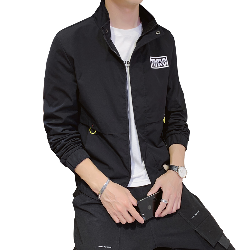 

men coat men jackets jackets wind breaker mens coats and, Black