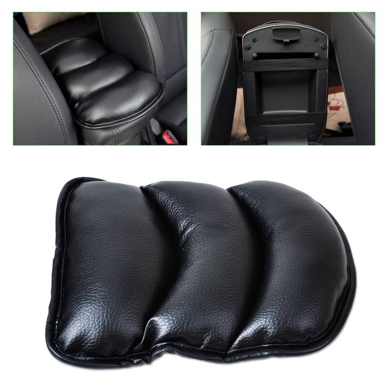 

Auto Center Console Pad PU Leather Car Armrest Seat Box Cover Protector Universal Fit Most Vehicle SUV Truck Car