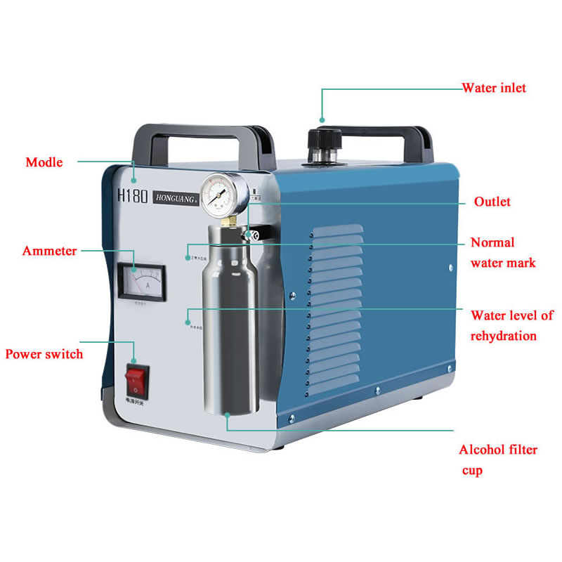 

H180 H160 acrylic flame polishing electric grinder 220v polisher machine 500w 300w 95L/H 75L/H crystal polishing machine
