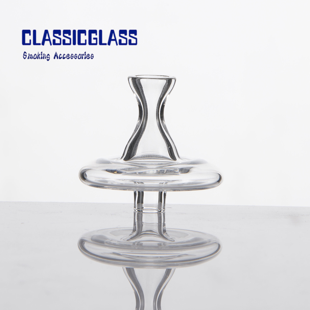 

Smoke Quartz Carb Cap For 15.5mm Flat Bowl banger 4mm Thick Nails Enail with hole Dab Rig