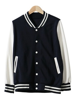 

Fashion- Wholesale-Varsity Baseball Jacket Dropshipping, Black