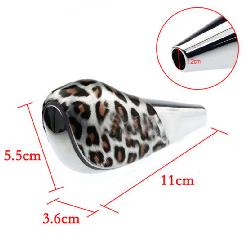 CAR RGB Touch Activated LED Lights Leopard Print Shift Knob for Lexus Toyota Scion-image-470269679