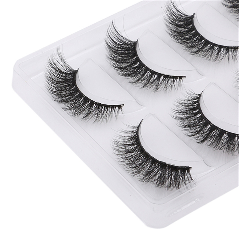 

5 Pairs 3D Mink Eyelashes Natural Long 3d Eyelashes Women Mink Lashes Hand Made False Lashes False Eyelash Maquillaje Cilios