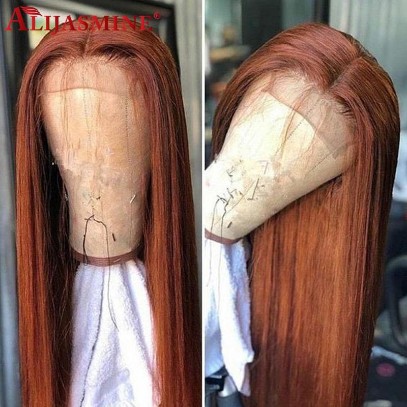 

150 Density Brown Colored Lace Front Human Hair Wigs For Black Women 13x6 Deep Part Long Straight Brown Human Hair Wig, As pic