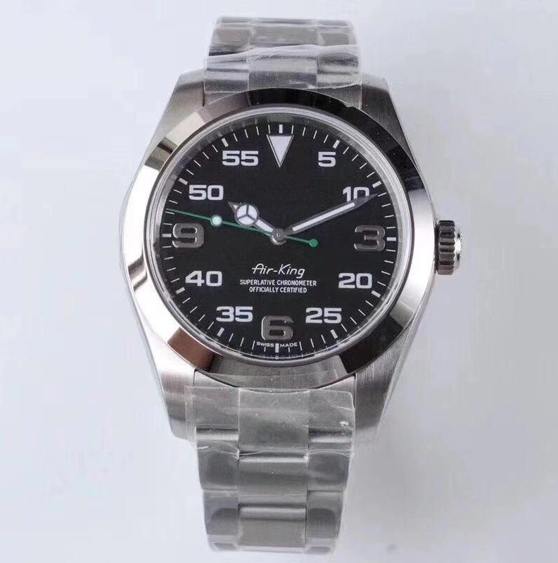 

Mens 40mm high-quality sell well automatic mechanical watch 116900 luminous waterproof movement stainless steel mechanical watch sapphire, Black