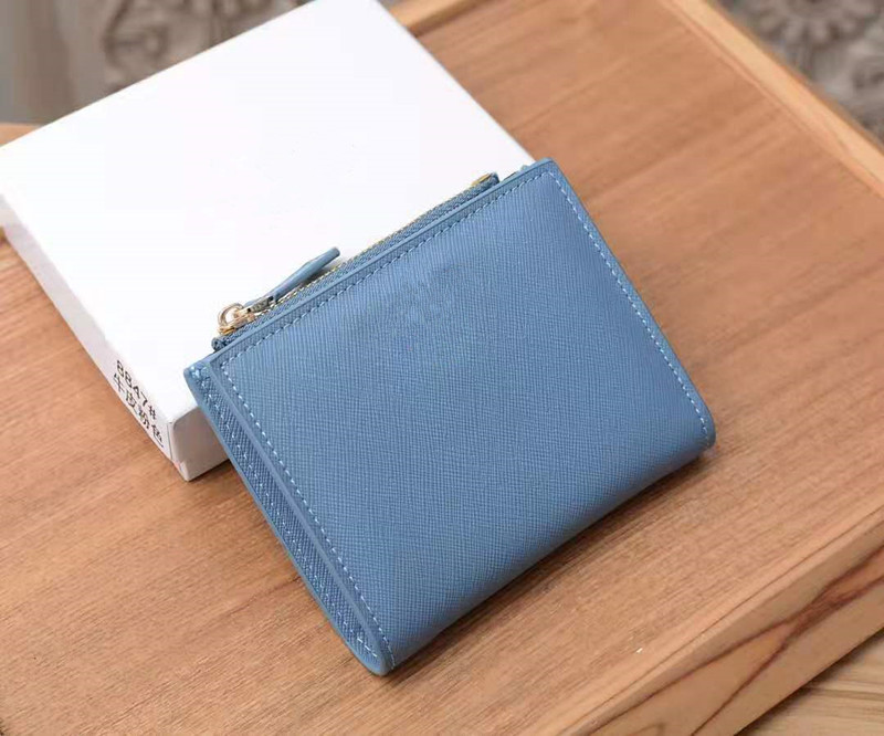 

Fashion style hot sale good quality made in Real Cowhide Women Bag Handbag Purse Short Wallet with box new arrival, Black