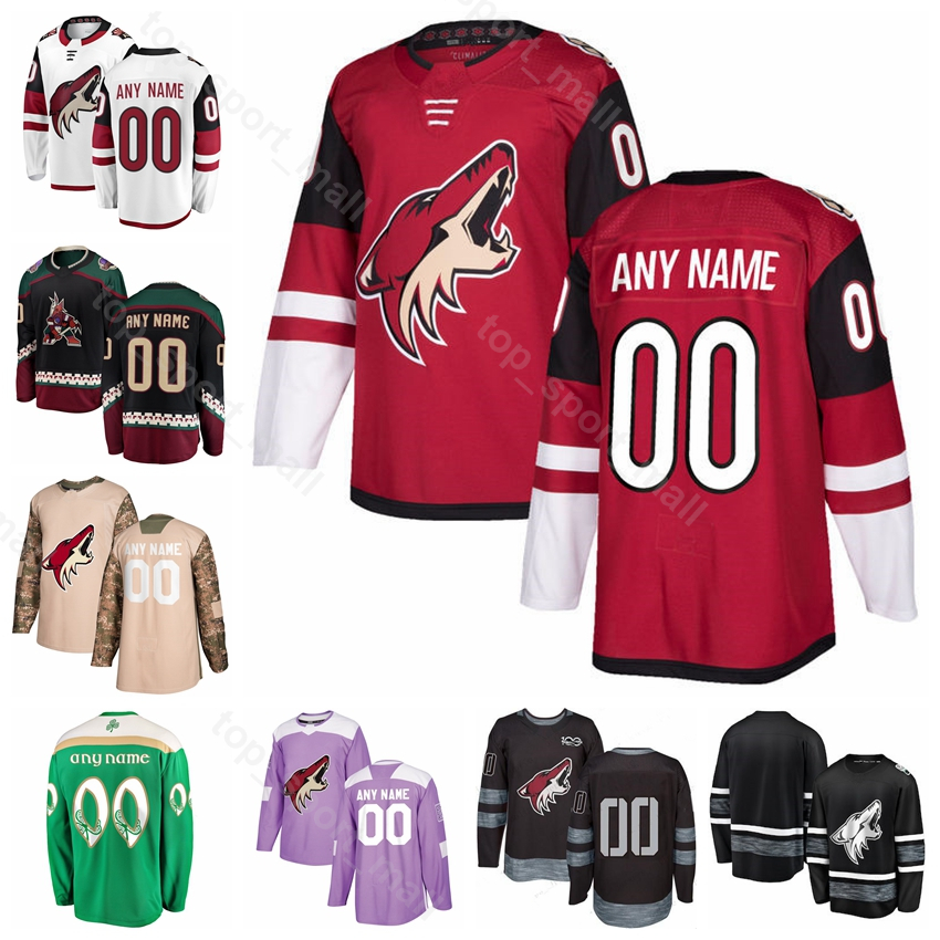 

Men Kids Women Arizona Coyotes 9 Clayton Keller Jersey Alex Galchenyuk Shane Doan Vinnie Hinostroza Richard Panik Ice Hockey Red White Black, Men black