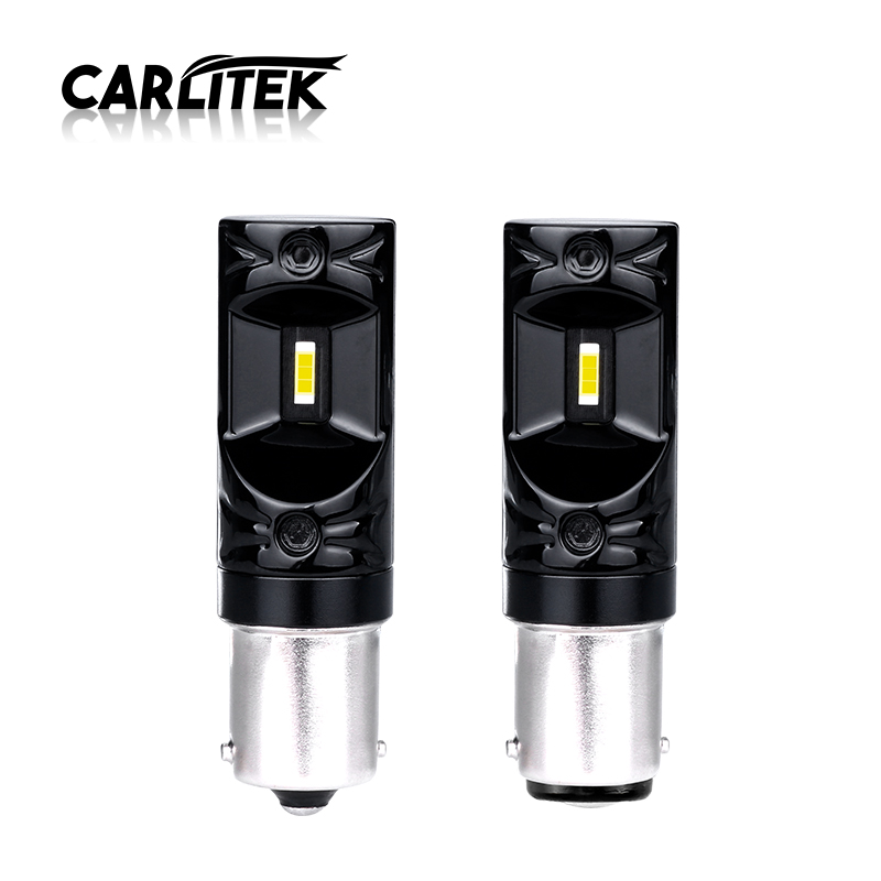 

2 PCS Carlitek 2CSP-1860-A Car LED High Power 1156 1157 LED Headlight Signal Lamps Bulb Car White DC12V-24V IP68