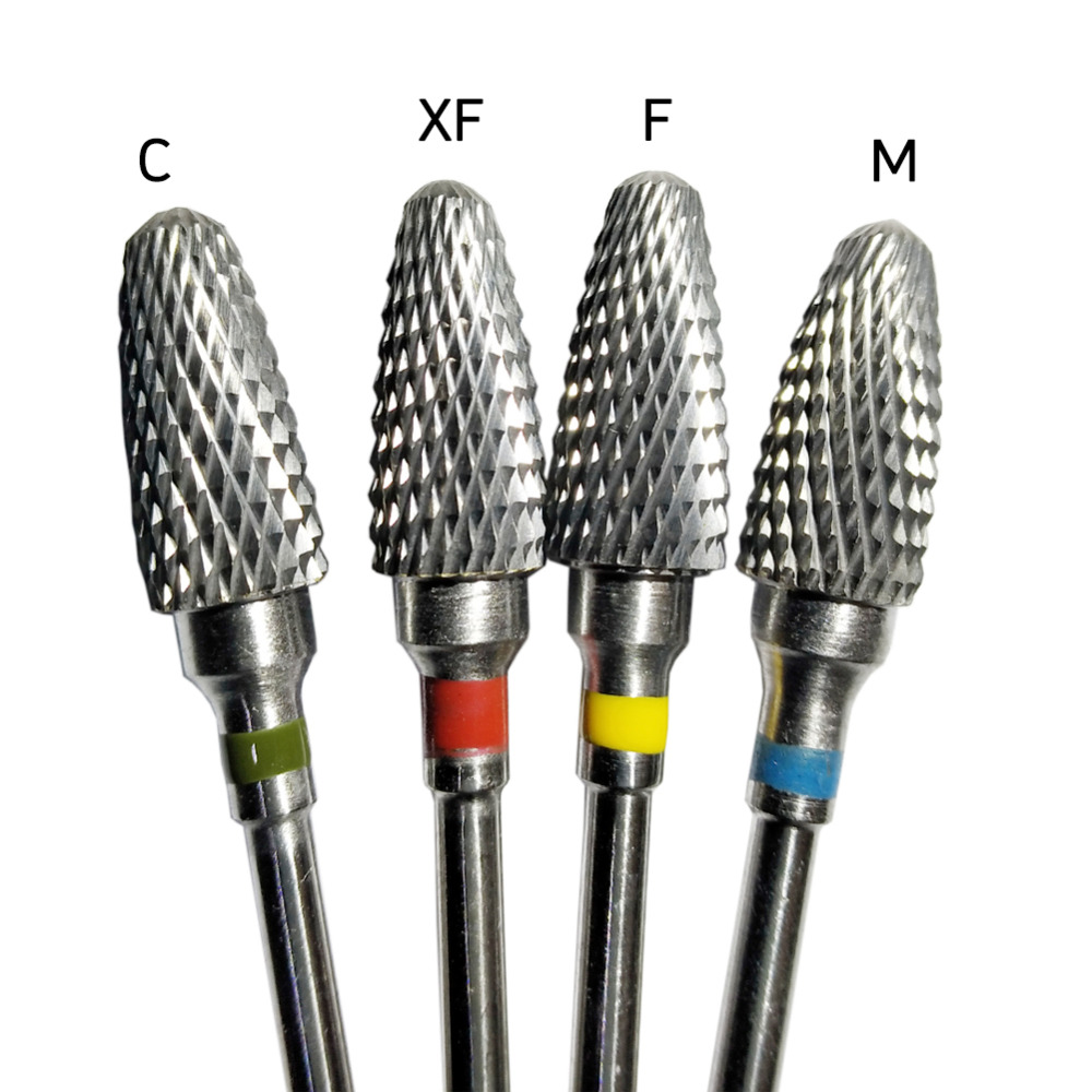 

4 Style Choice Tungsten Carbide Nail Drill Bits Machine Nail Cutter File Manicure For Manicure Art Griding Accessories
