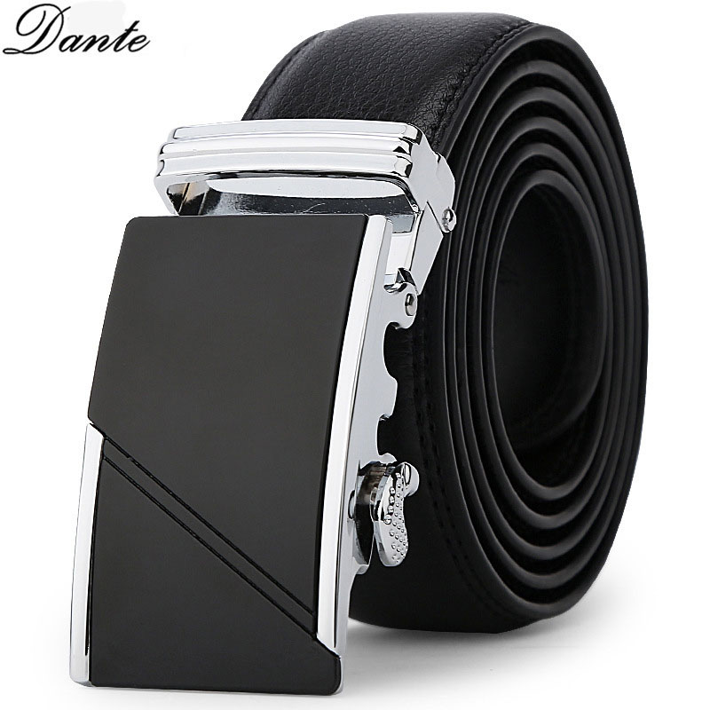

High Quality Belts Luxury Belts New Mens Business Belts Automatic Buckle Genuine Leather Belt For Mens Waist Belt Brand, Black