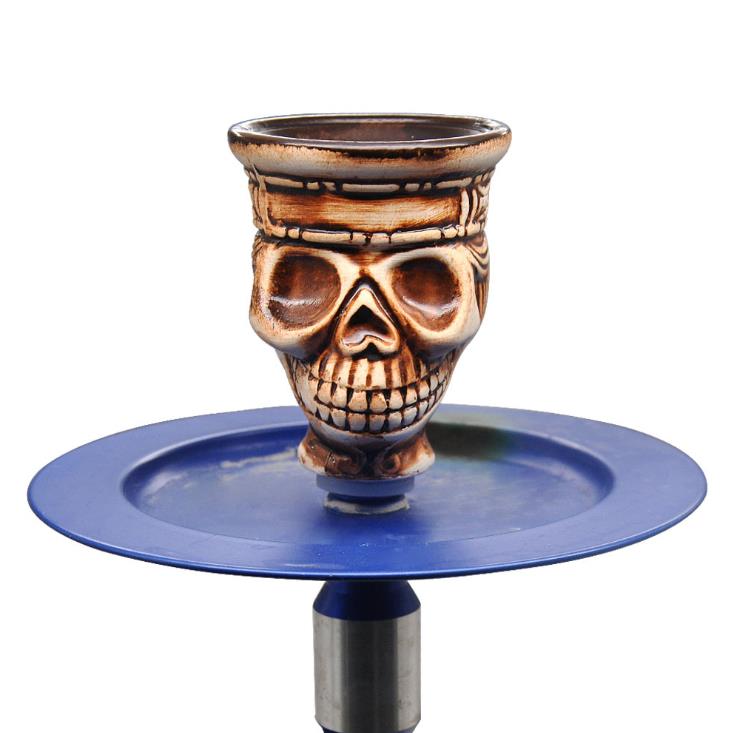 

Skull Arabian Pot Fume Accessories Porous Ceramic Fume Pot