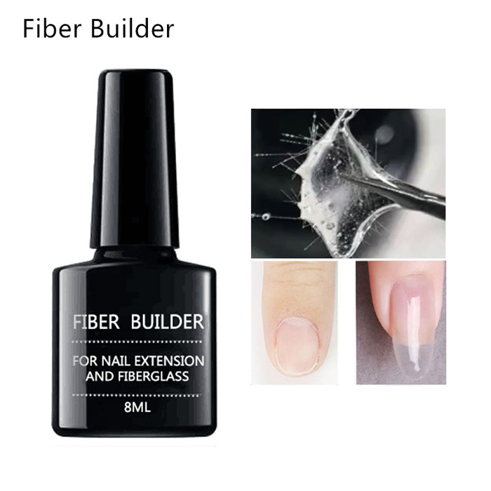 

Nail Extension Fiberglass for Silks UV Fiber Builder Gel Strong Adhesion French Acrylic DIY Manicure Accessory Nail Art Tools 6pcs, As the pics showed