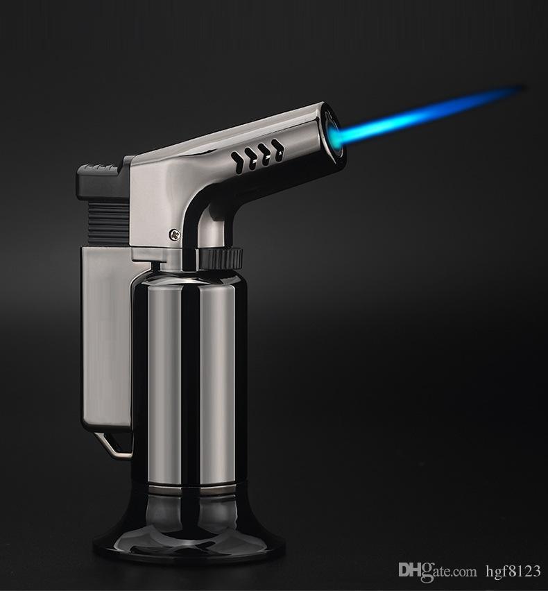 

New Arrival Three Tubes Fire Lighter Cigar Torch Turbo Lighter Jet Butane Gas Cigarette 1300 C Spray Gun Windproof Metal Pipe Lighter