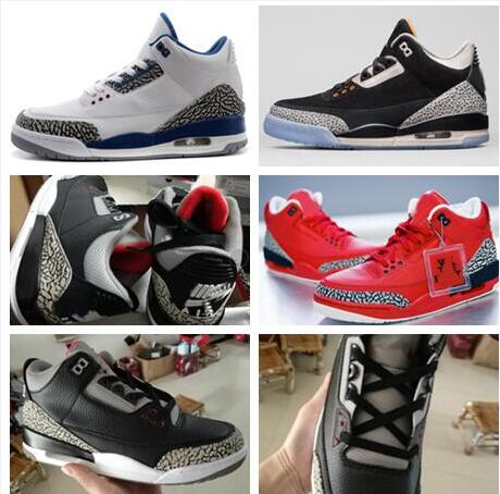 

3s Black Cement three grey elephant print Basketball Shoes New 2019 sneakers mens trainers Michael Sports Sneakers