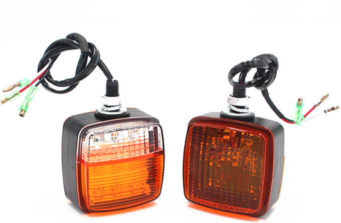 Feux arrière universels led pour chariot élévateur, 2 pièces, 10-80v 12v 24v 48v, feux d'arrêt de levage populaire, feu arrière d'avertissement d