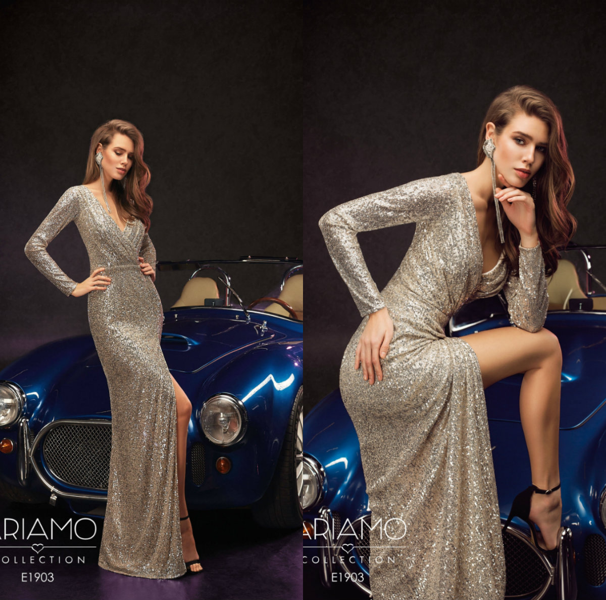 

Bling Sequins Prom Dresses Mermaid 2019 Side Split Robes De Soirée Sexy Vestido De Novia Evening Gowns Custom Made Special Occasion Dresses, Green