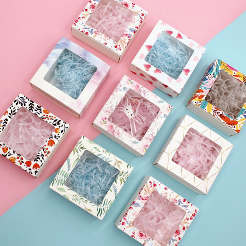 

3 Pcs Flower Heart Handmade Candy Boxes Drawer Case Party Present Gift Packaging Box Sweet Birthday Wedding Favor Boxes