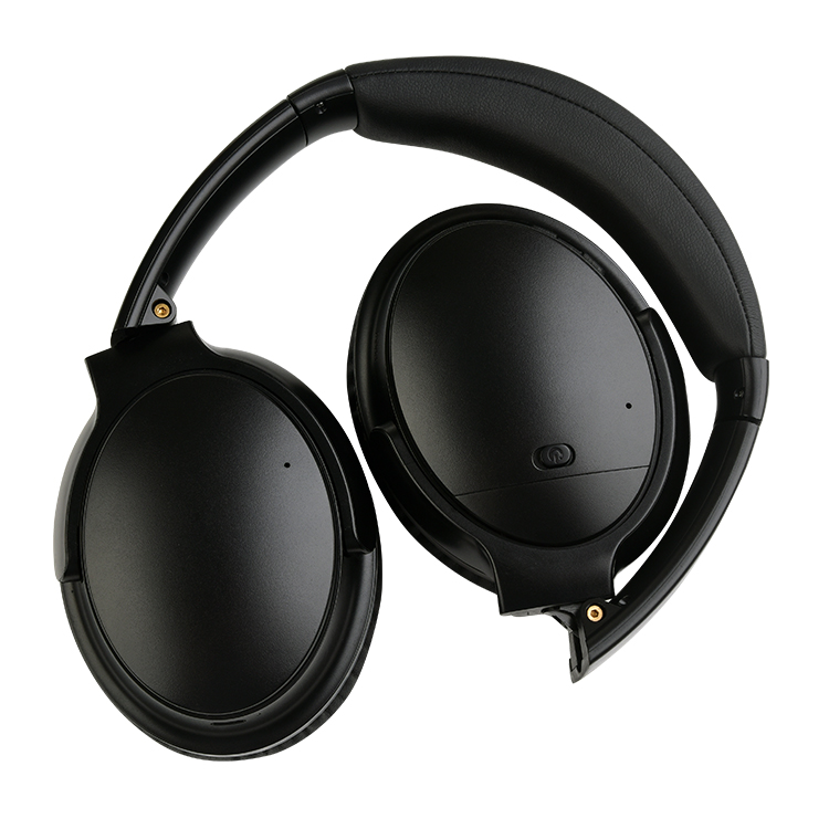

Bluetooth Headphones V12 Noise-canceling Wireless Headphones Built-in Microphone Rechargeable Good Quality ANC Headsets PK TWS Headphones, Black