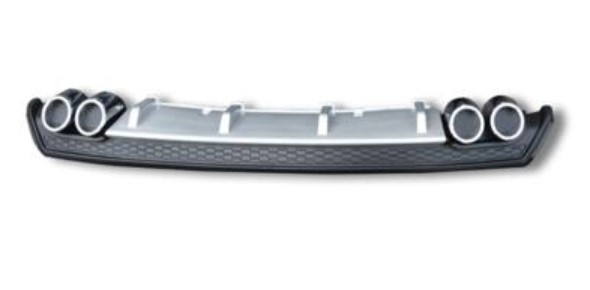 

For Polo Body kit spoiler 2011-2016 For Volkswagen Polo ABS Rear lip rear spoiler front Bumper Diffuser Bumpers Protector