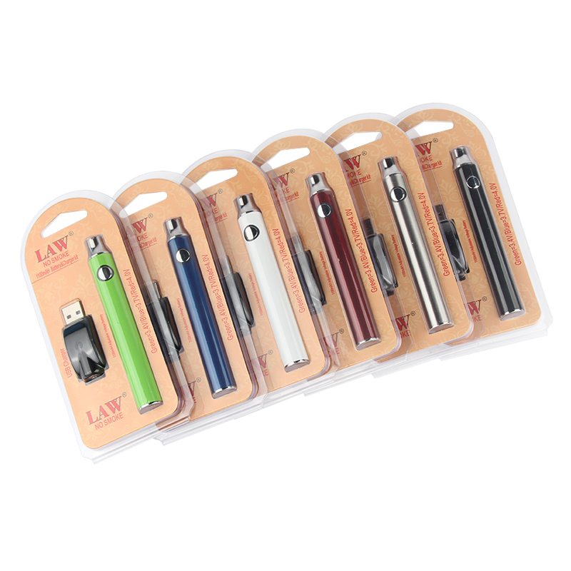

Law Preheating VV Battery Charger Kit 1100mAh PreHeat O Pen Bud Touch Variable Voltage Vape Battery For Ceramic Thick Oil Cartridge