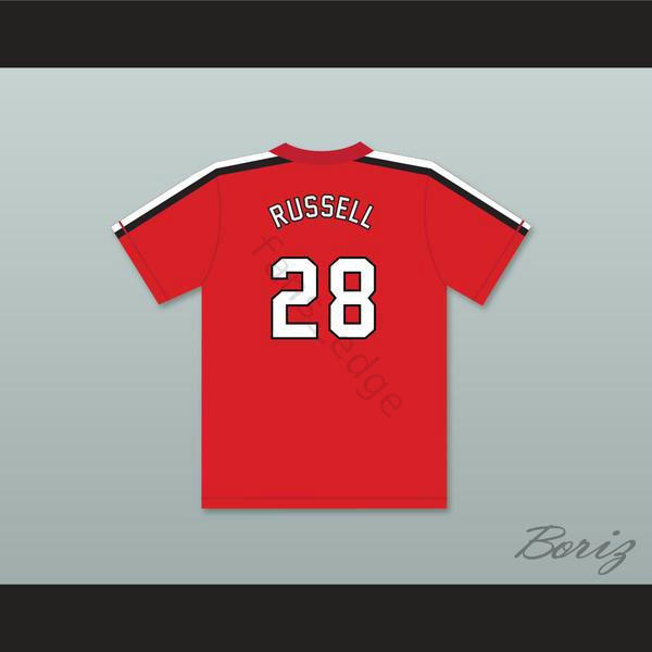 

Wholesale Kurt Russell 28 Portland Red Baseball Jersey The Battered Bastards of Mens Stitched Jerseys Shirts Size S-XXXL Free Shipping