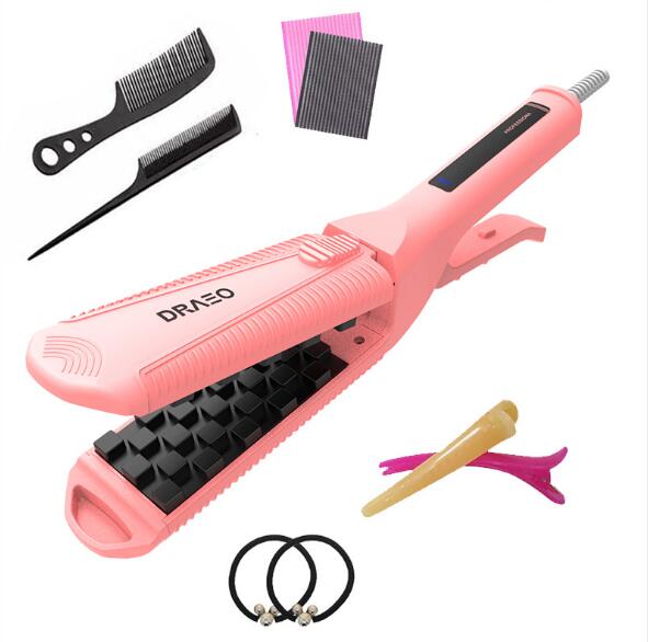 

Hair Fluffer Hair Curler Comb Super Tourmaline Ceramic Curling Iron Women and Men