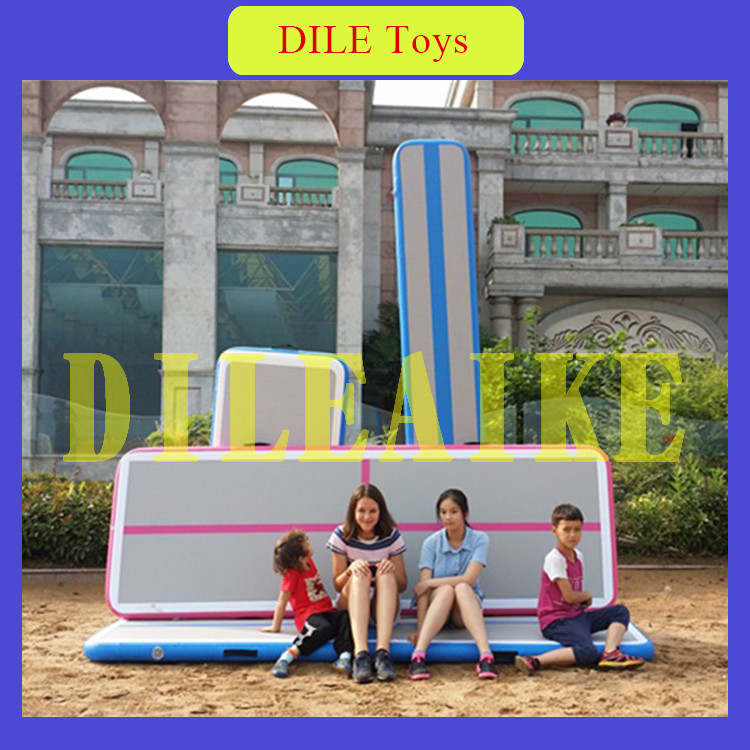 

High quality 6x1X0.2m inflatable air track air floor mats inflatable airtrack gym air mats for home use