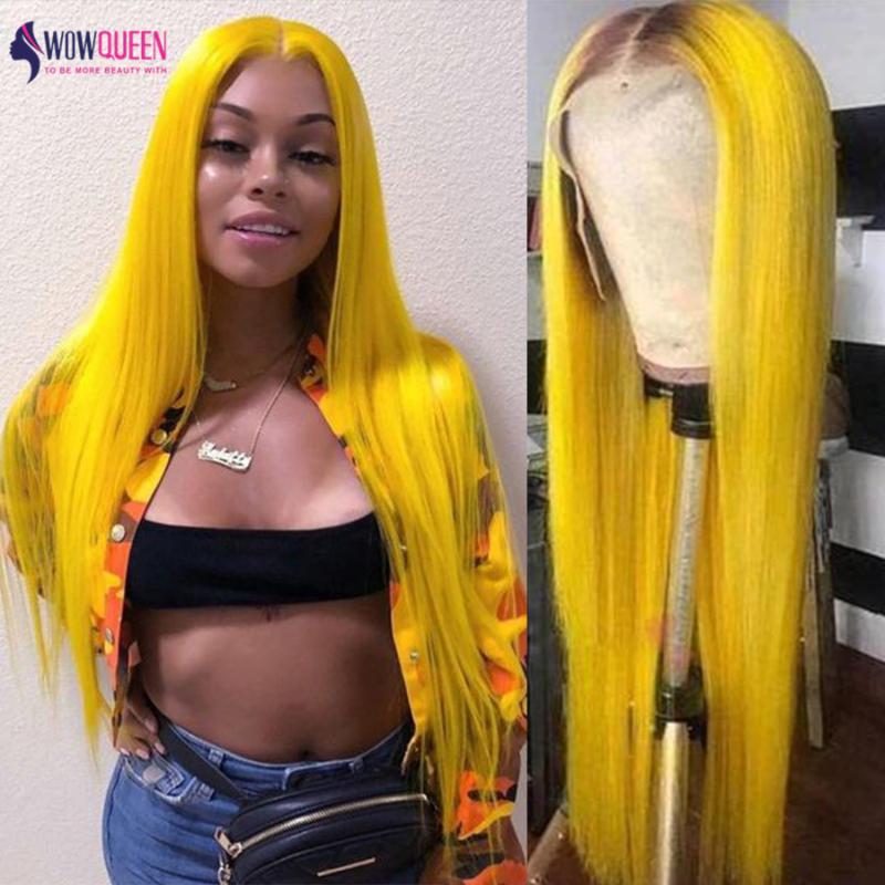 

Malaysian Lace Front Human Hair Wigs Pre Plucked 613 Lace Front Wig Remy Yellow Straight Wig For Black Women 13x6, Natural 13x6 wig