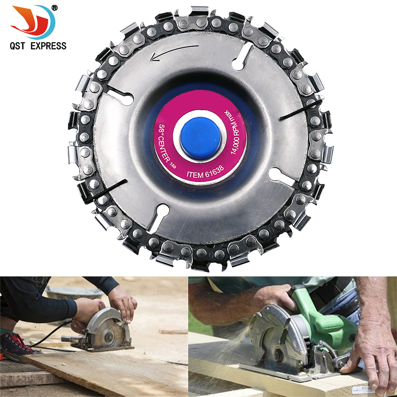 

4 Inch Wood Craving Disc Grinder Chain Discs Chain Saws Disc Angle Grinder Abrasive Cutting